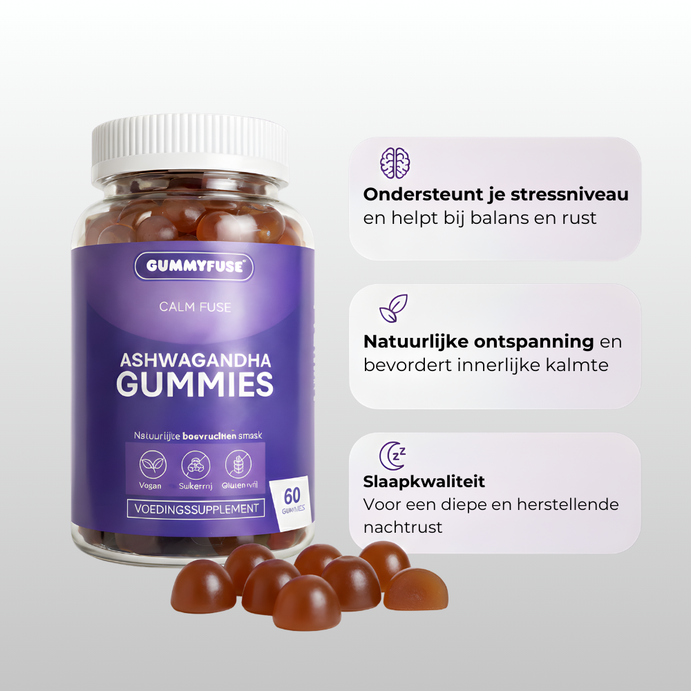 Calm Fuse | Premium Stress Support Gummies met KSM-66®