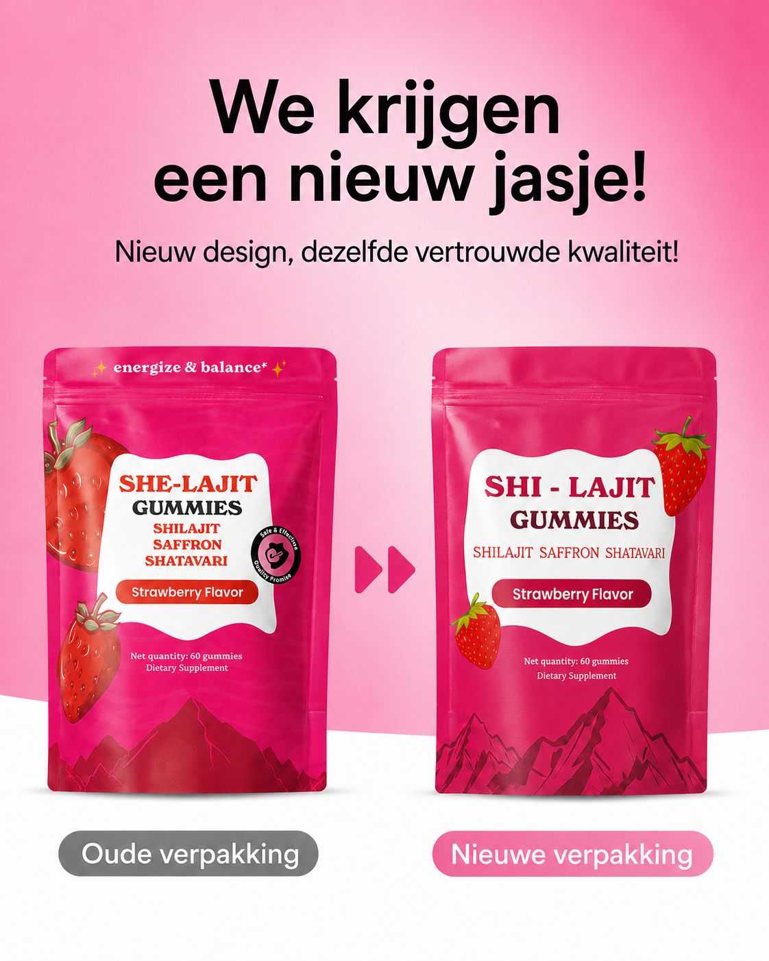 Her Fuse® Shilajit Gummies – Voor Vrouwen | Energie & Balans